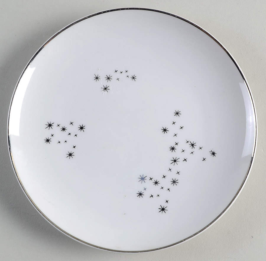 Star Dust Bread & Butter Plate by Fukagawa-1