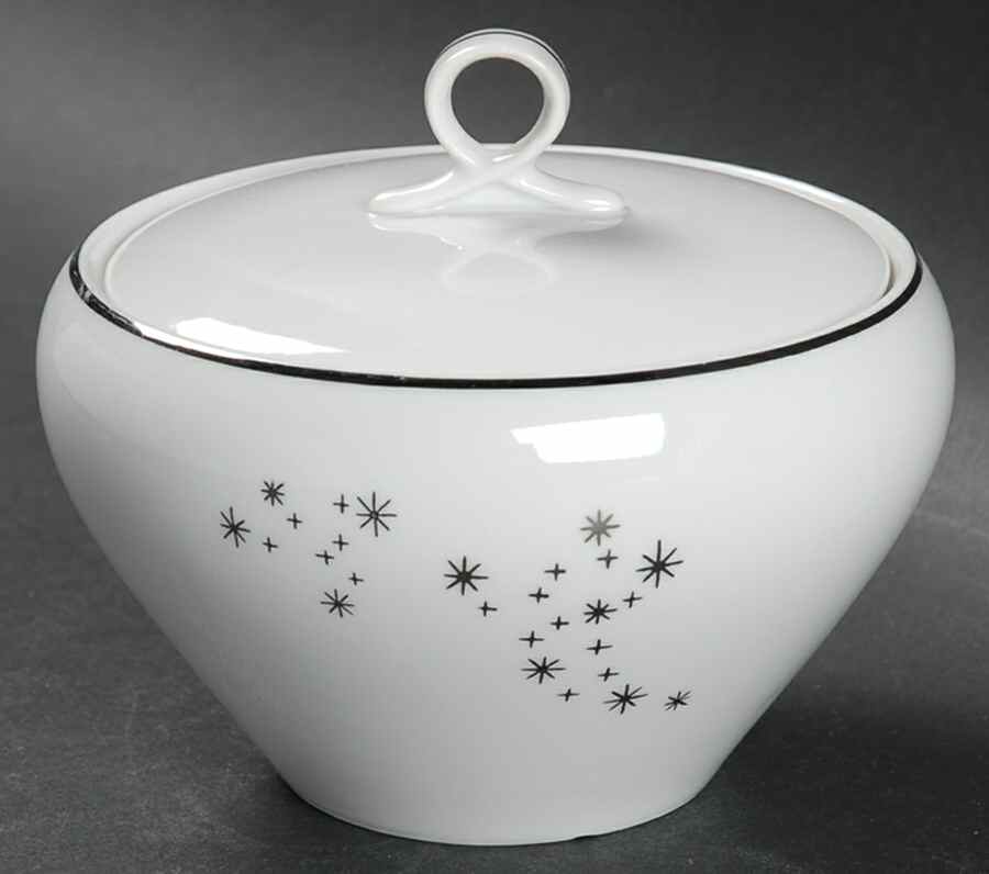 Star Dust Sugar Bowl & Lid by Fukagawa-1