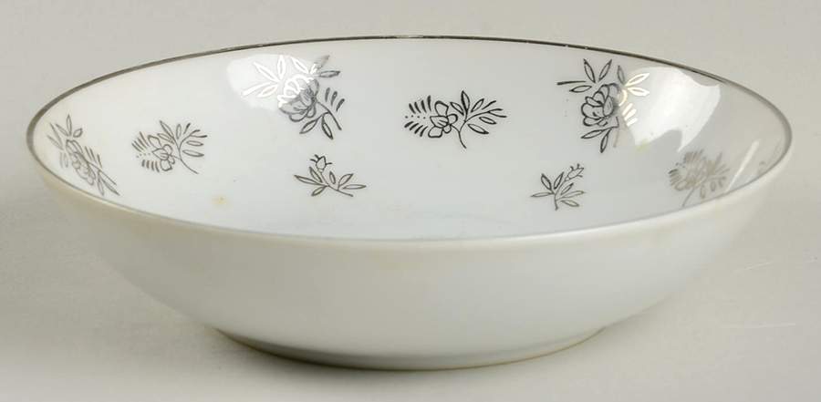 White Rose Fruit/Dessert (Sauce) Bowl by Fukagawa-1