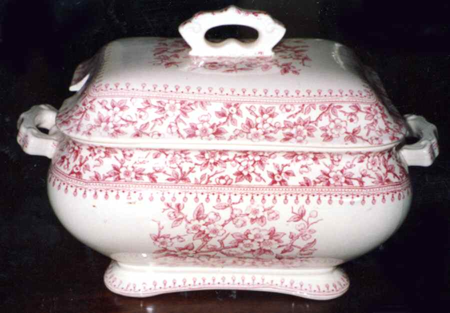 Alton Pink Tureen &  Lid by Furnivals-1