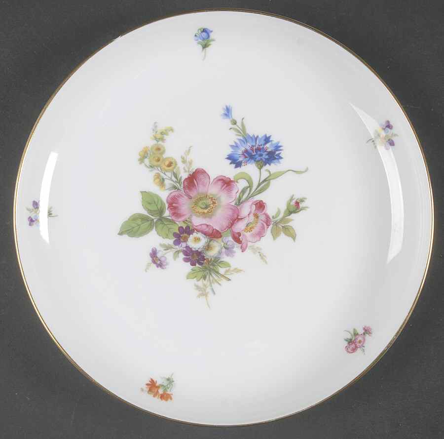 Ancestral Dresden Coupe Salad Plate by Furstenberg-1