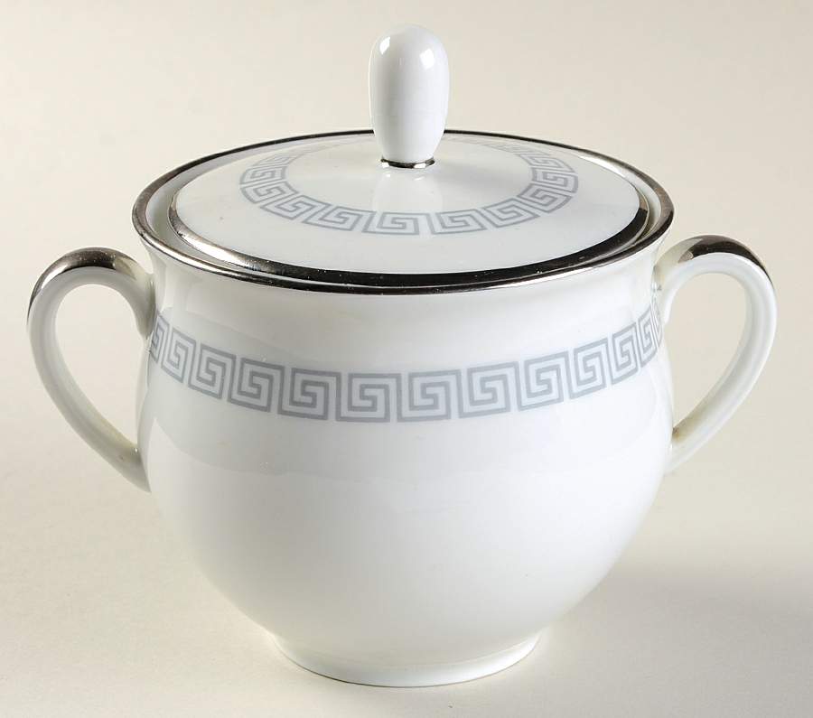 Athena Sugar Bowl & Lid by Furstenberg-1