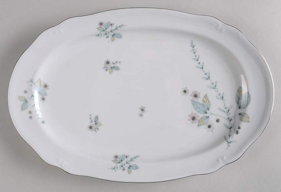 Bluette 12" Oval Serving Platter by Furstenberg-1
