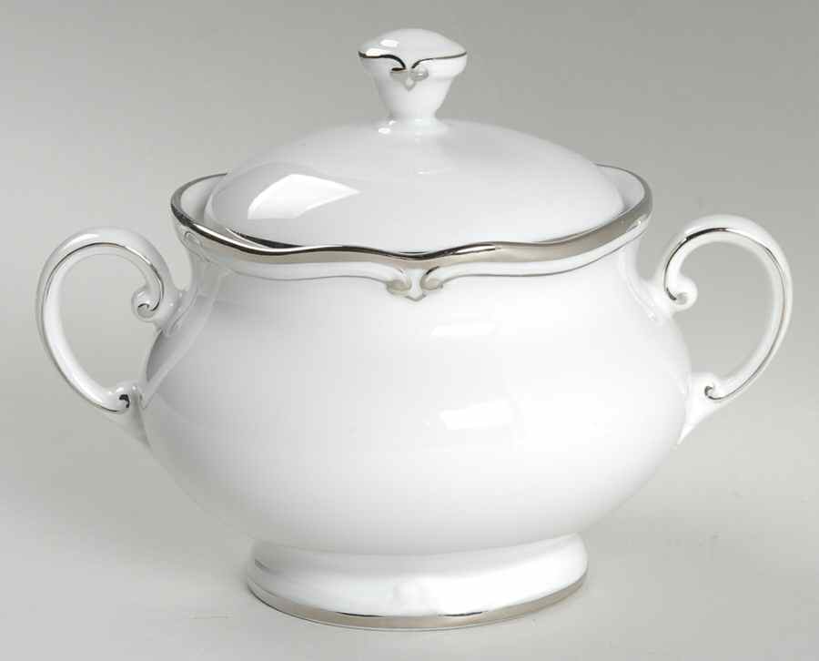 Corona Sugar Bowl & Lid by Furstenberg-1