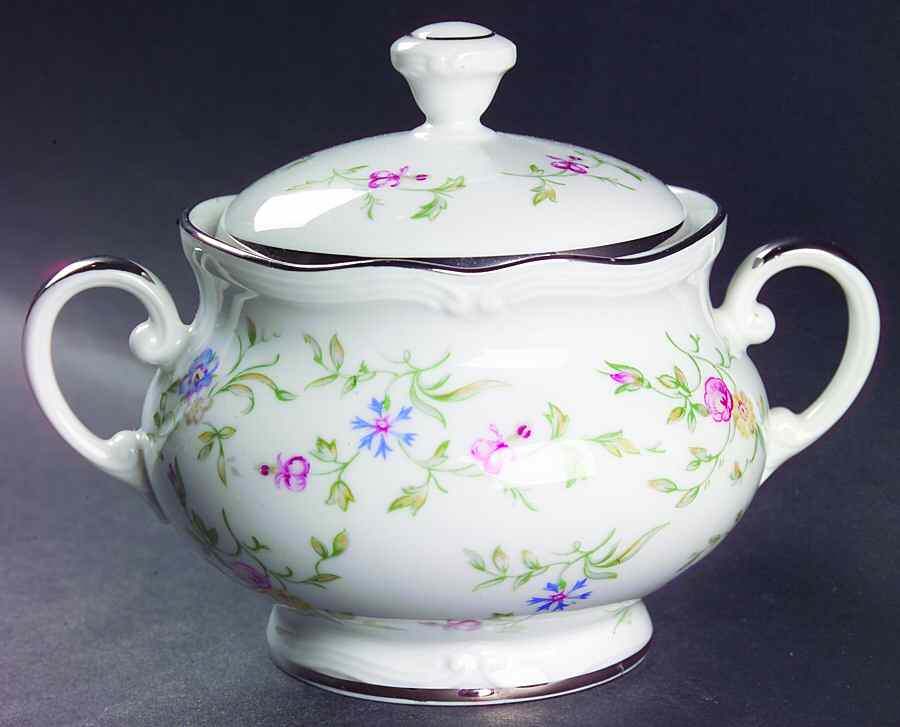 Lyric Sugar Bowl & Lid by Furstenberg-1