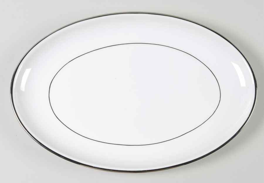 Silverdale 13" Oval Serving Platter by Furstenberg-1