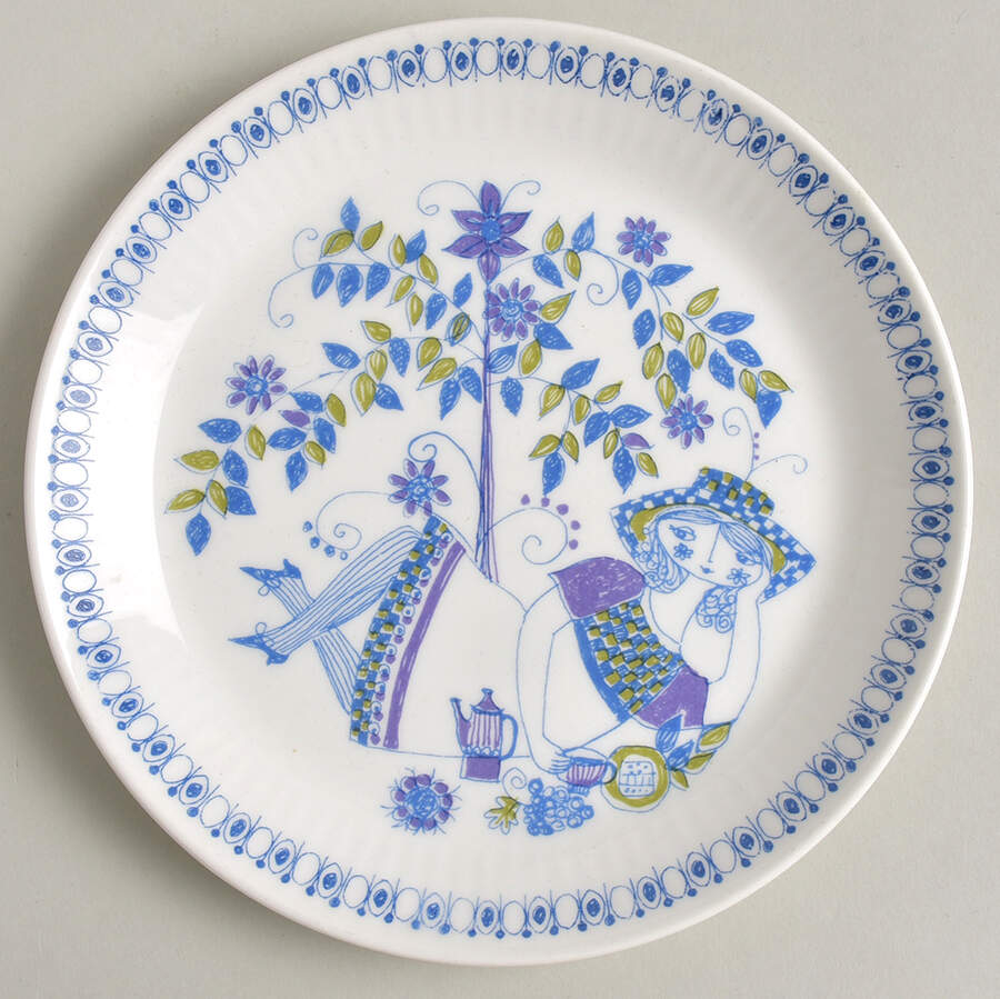 Lotte (Coupe) Bread & Butter Plate by Figgjo (Norway)-1