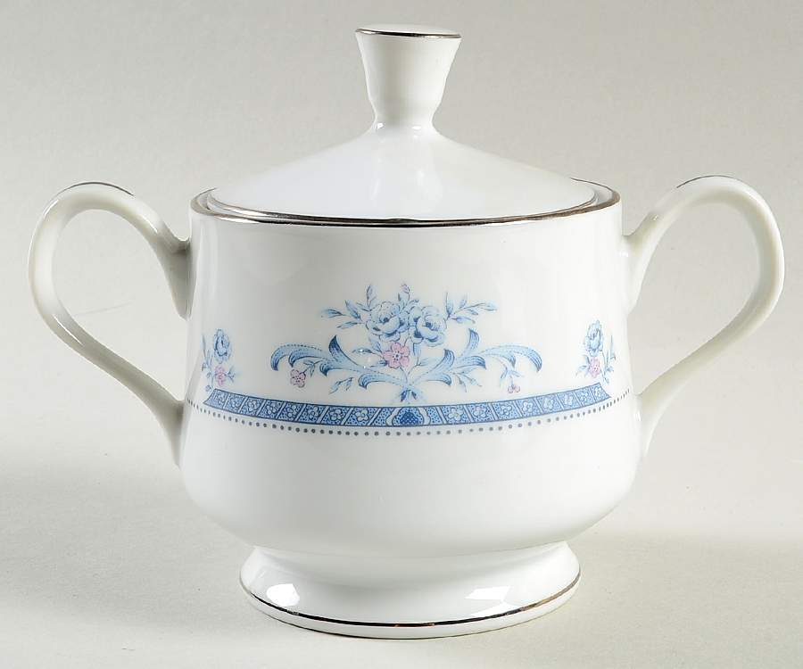 Clayton Sugar Bowl & Lid by Four Crown-1