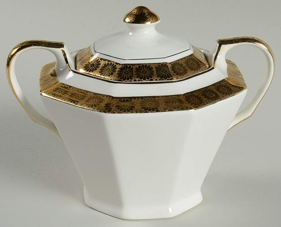 FC32 Sugar Bowl & Lid by FC Co - French China-1