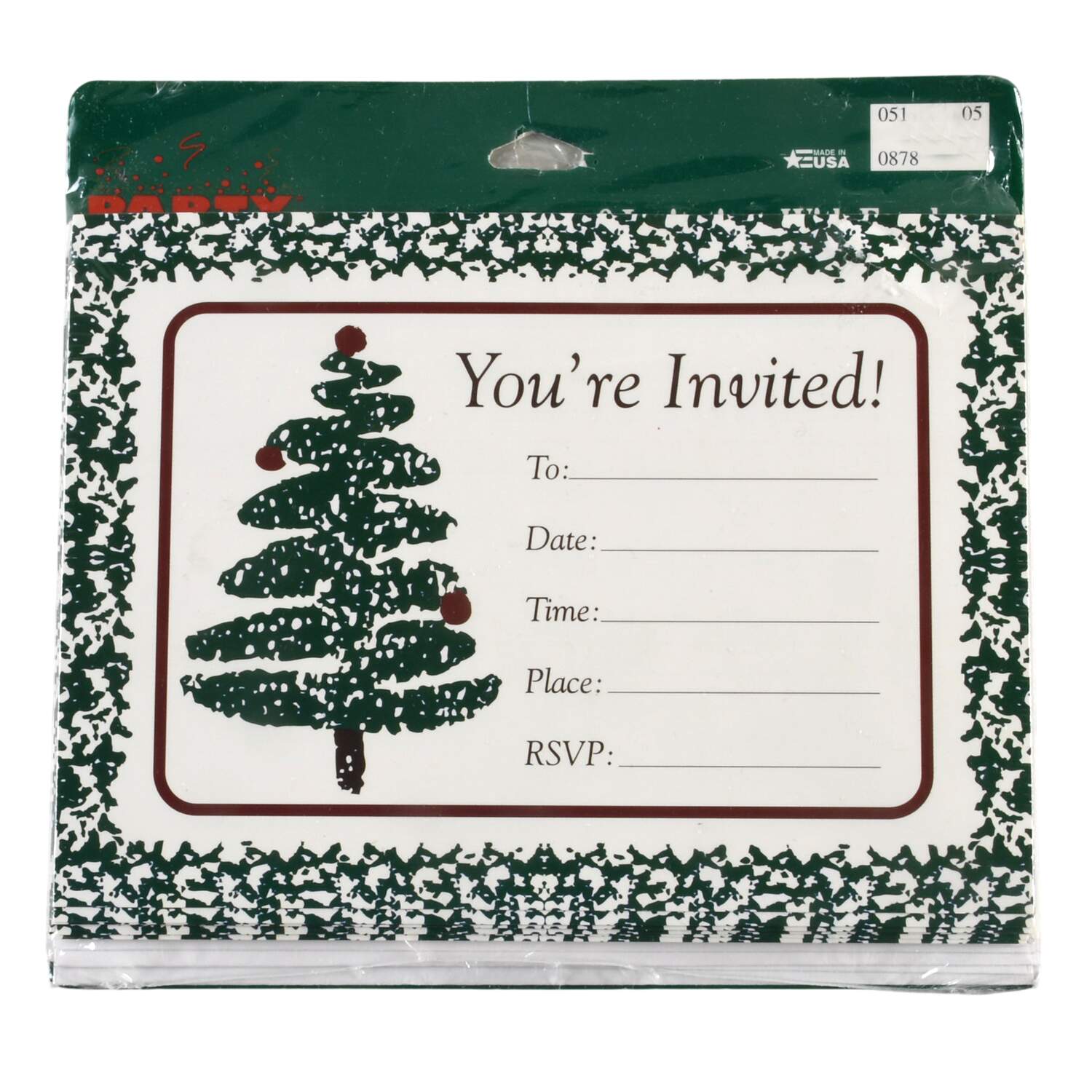 FUO5 Paper Invitations W/Envelopes by Furio-1