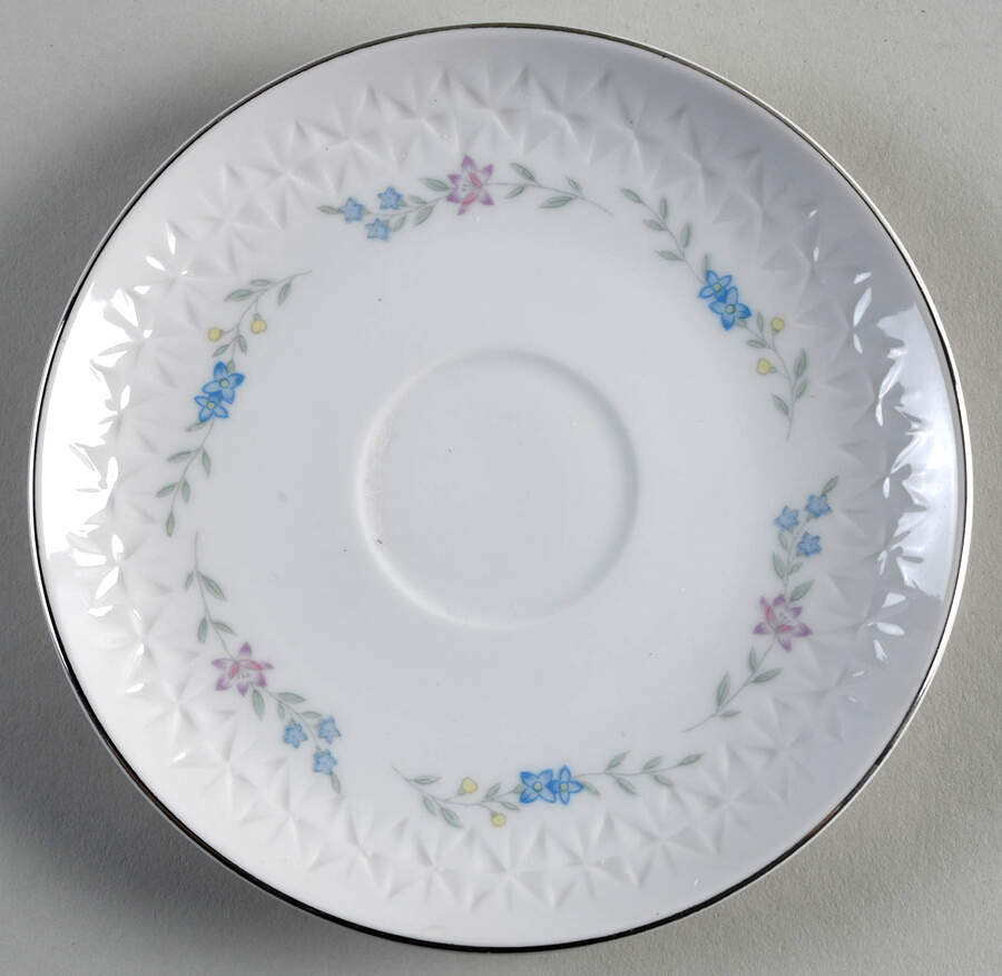 Floral Bouquet Saucer by Fine China of Japan-1