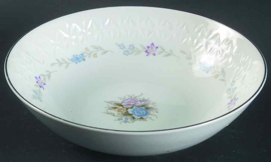 Floral Bouquet Coupe Cereal Bowl by Fine China of Japan-1