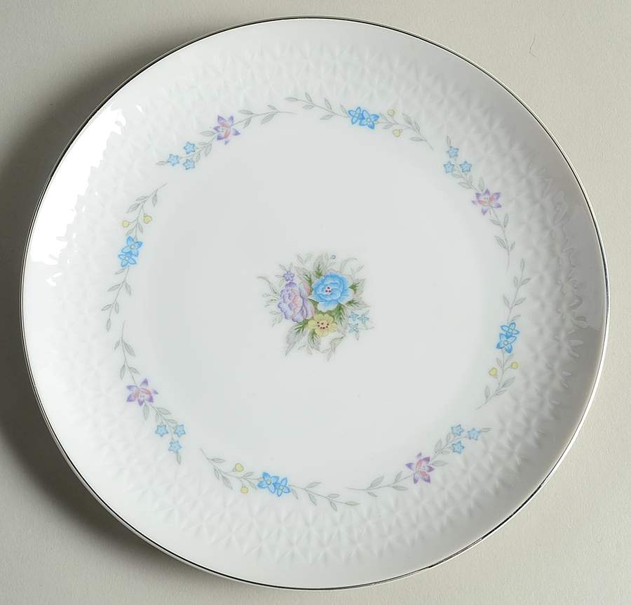 Floral Bouquet Salad Plate by Fine China of Japan-1