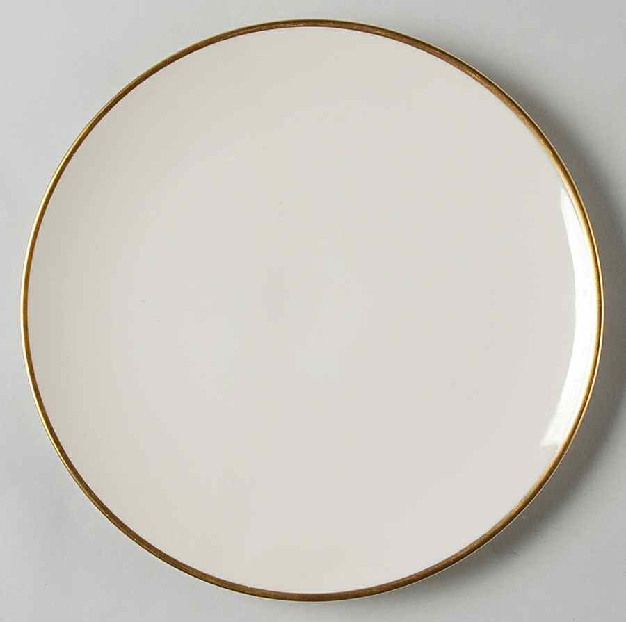 Gold Band (101 Encanto Coupe) Salad Plate by Franciscan-1
