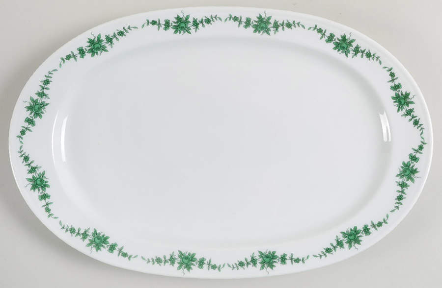 02762 13" Oval Serving Platter by Furstenberg-1