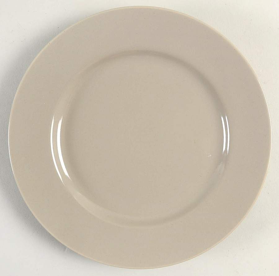 Total Color Spectrum Greige-Beige (Gray, Round) Salad Plate by Fitz and Floyd-1