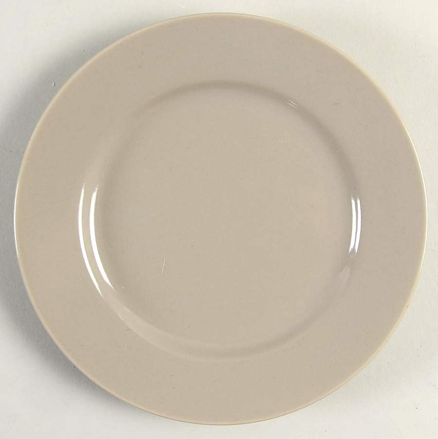 Total Color Spectrum Greige-Beige (Gray, Round) Bread & Butter Plate by Fitz and Floyd-1
