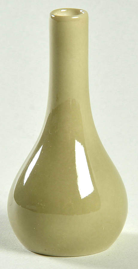 Total Color Spectrum Greige-Beige (Gray, Round) 2" Mini Bud Vase by Fitz and Floyd-1
