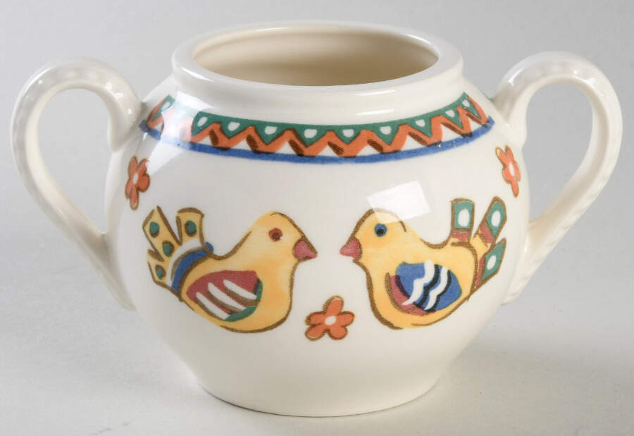 Sierra (Earthenware) Sugar Bowl No Lid by Franciscan-1