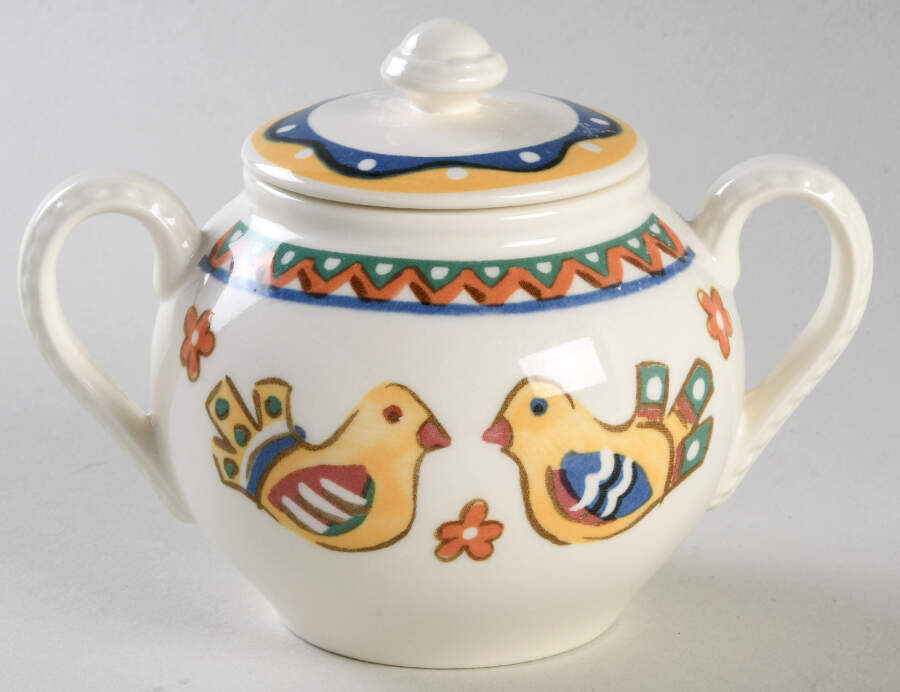 Sierra (Earthenware) Sugar Bowl & Lid by Franciscan-1
