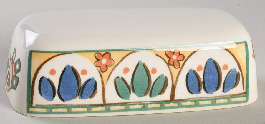 Sierra (Earthenware) Lid for 1/4 Lb Butter by Franciscan-1