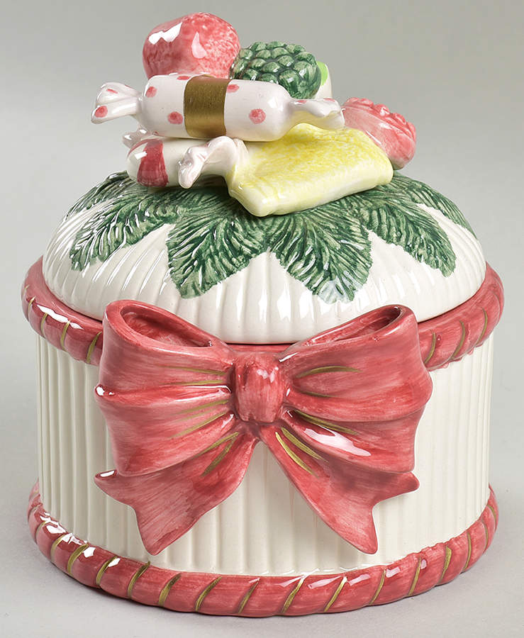 Nutcracker Sweets (Disc 1996) 5" Round Box & Lid by Fitz and Floyd-1