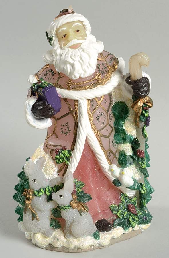 Snowy Woods Figural Candle by Fitz and Floyd-1