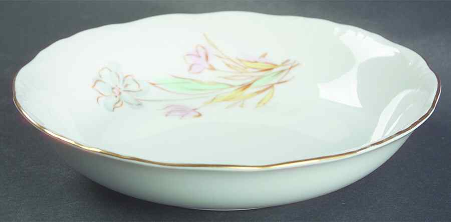 Wild Flower Fruit/Dessert (Sauce) Bowl by Fine China of Japan-1
