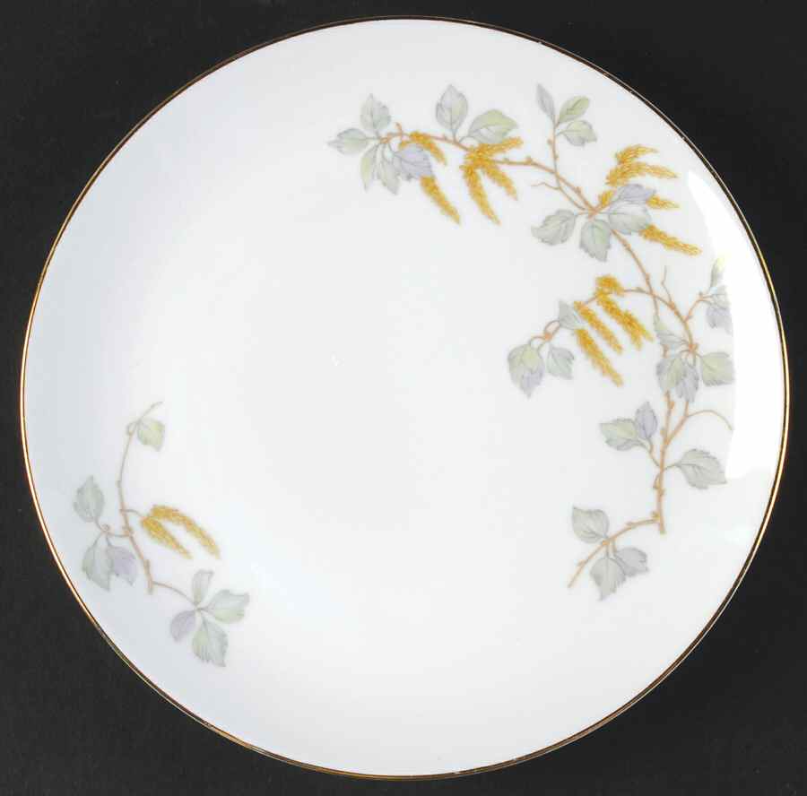 Birch Blossoms (Gold Trim) Salad Plate by Franconia-Krautheim & Adelburg-1