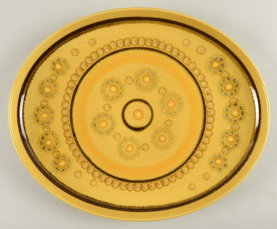 Honeycomb 13" Oval Serving Platter by Franciscan-1