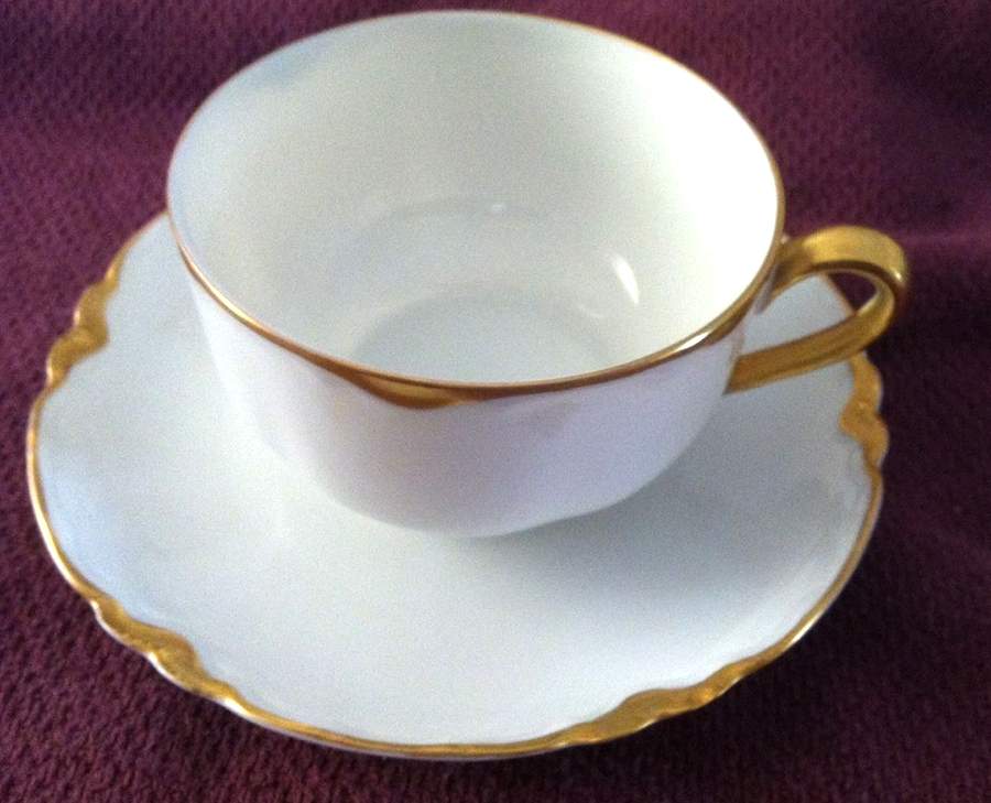 7181 Flat Cup & Saucer Set by Franconia-Krautheim & Adelburg-1
