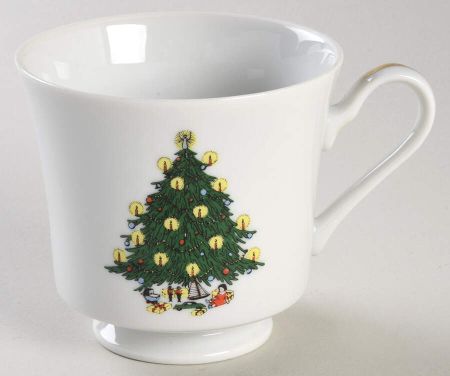 Ffc1(Gold Trim) Footed Cup by Fairmont Fine China-1