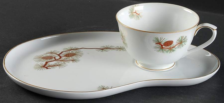 FUK17 Snack Plate & Cup Set by Fukagawa-1