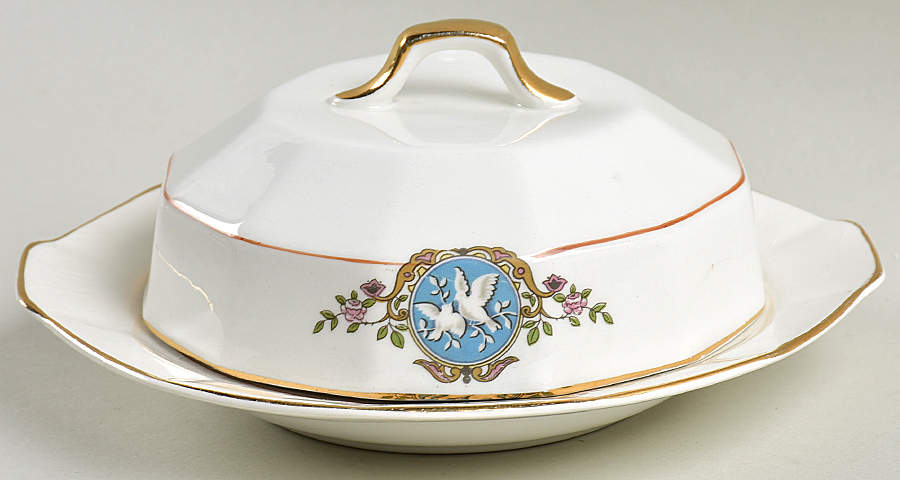 FC7 Round Covered Butter by FC Co - French China-1