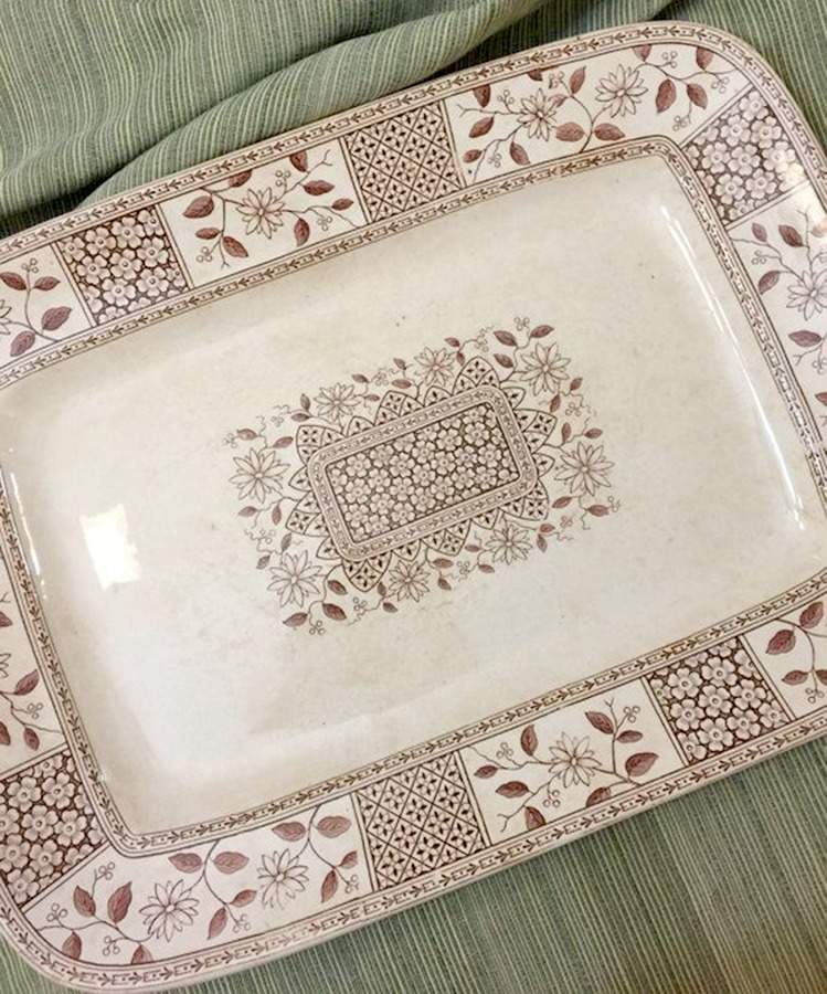 Morocco 18" Rectangular Serving Platter by Thomas Forester & Sons-1
