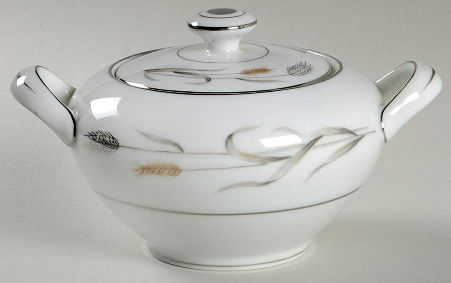 Harvest Sugar Bowl & Lid by Fine China of Japan-1