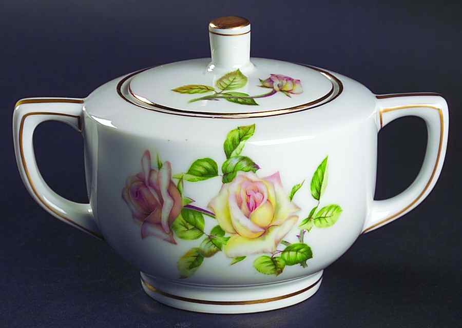 Coronation Sugar Bowl & Lid by Fuji-1
