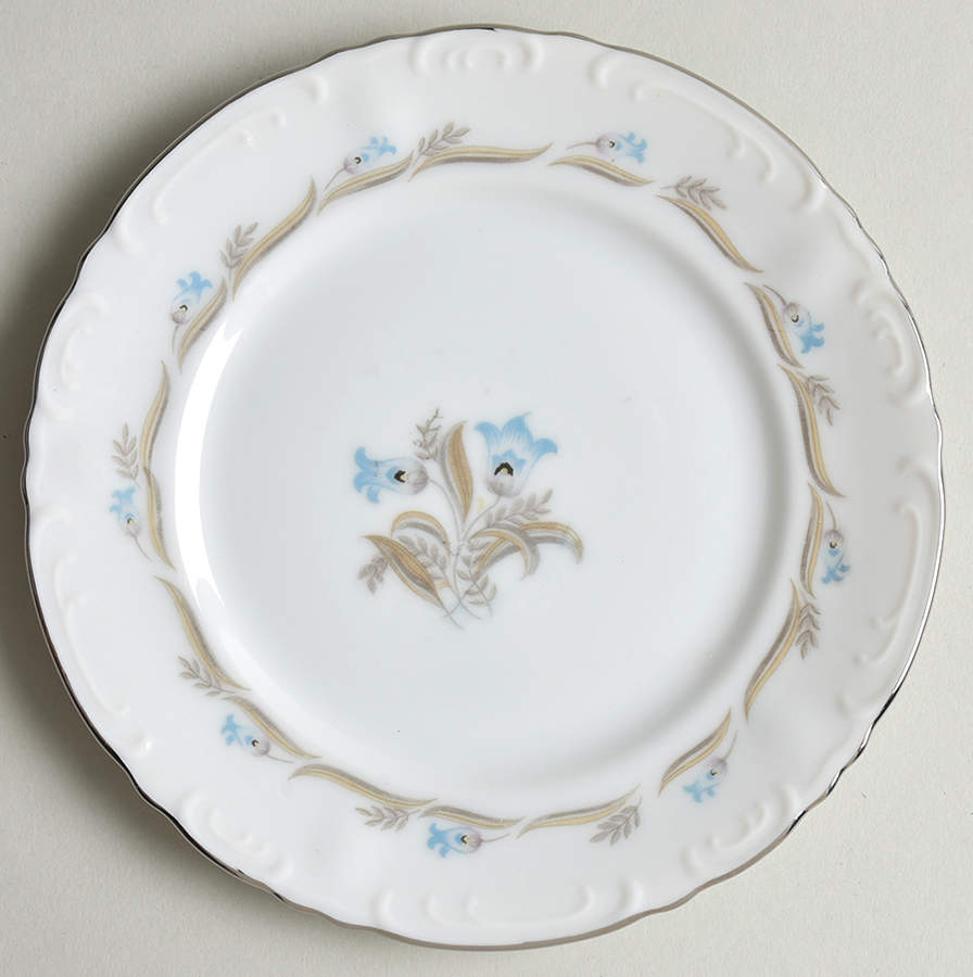 Blue Bell Bread & Butter Plate by Fine China of Japan-1