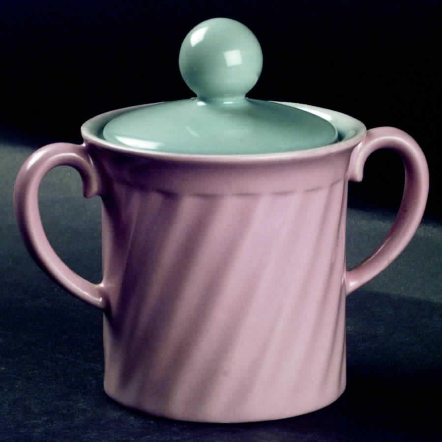 Wishmaker Copley Coral Sugar Bowl & Lid by Franciscan-1