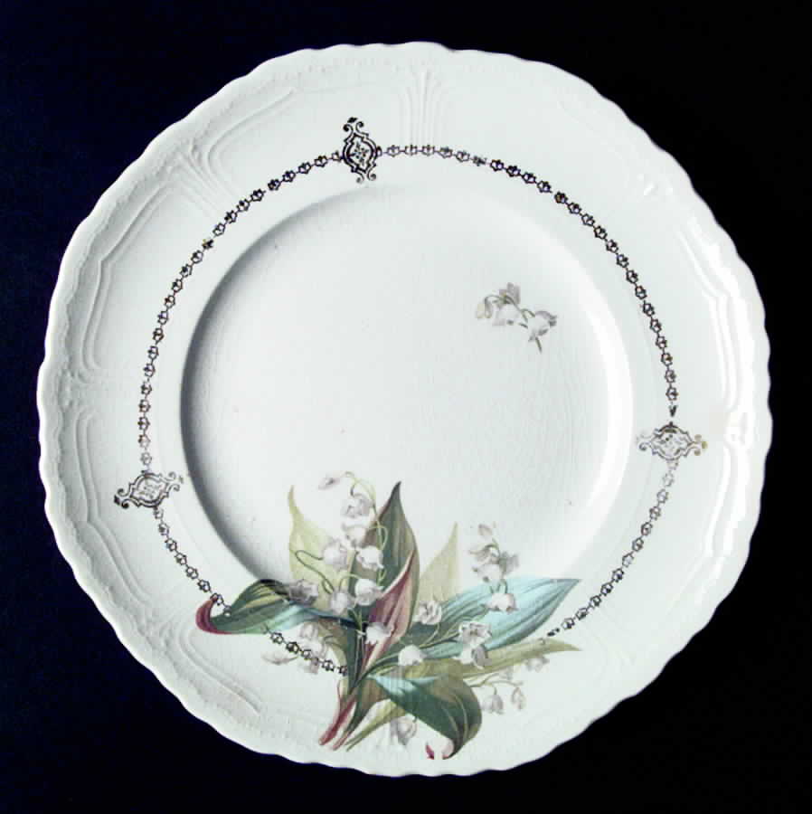 FC13 Dinner Plate by FC Co - French China-1