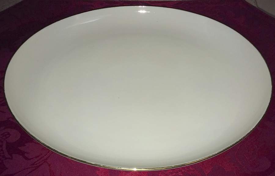 02422 13" Oval Serving Platter by Furstenberg-1