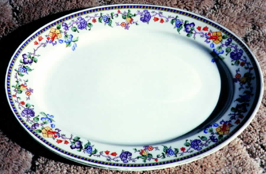 FR118 14" Oval Serving Platter by Franconia-Krautheim & Adelburg-1