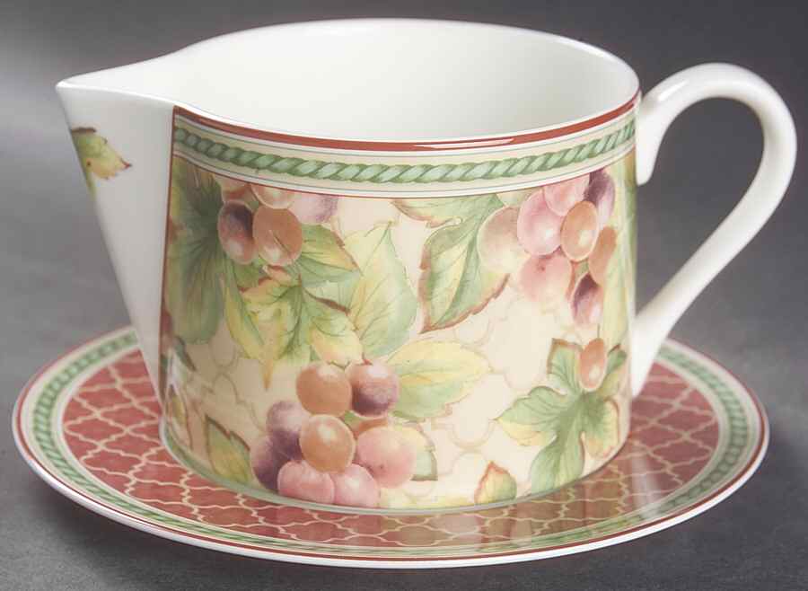 Sonoma Open Sauce Boat & Underplate by Fitz and Floyd-1