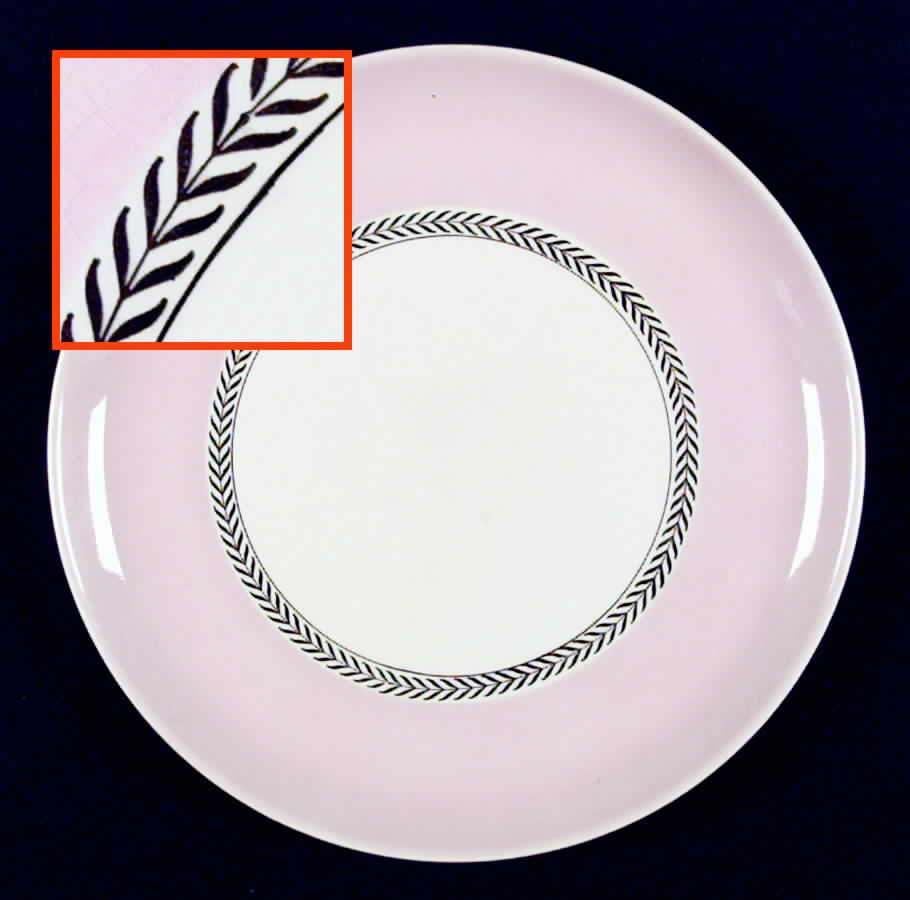 Pink Dawn Luncheon Plate by French Saxon-1