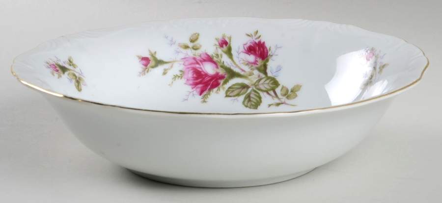 Royal Rose 9" Round Vegetable Bowl by Fine China of Japan-1