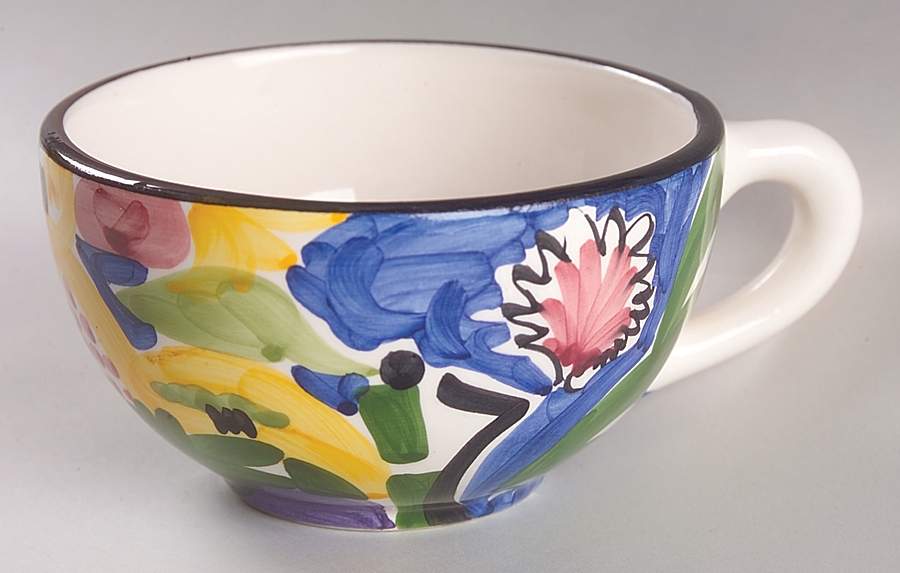 Martinique Flat Cup (Uses Bread & Butter Saucer) by Favanol (Portugal)-1