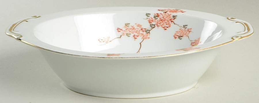 FUK24 10" Oval Vegetable Bowl by Fukagawa-1
