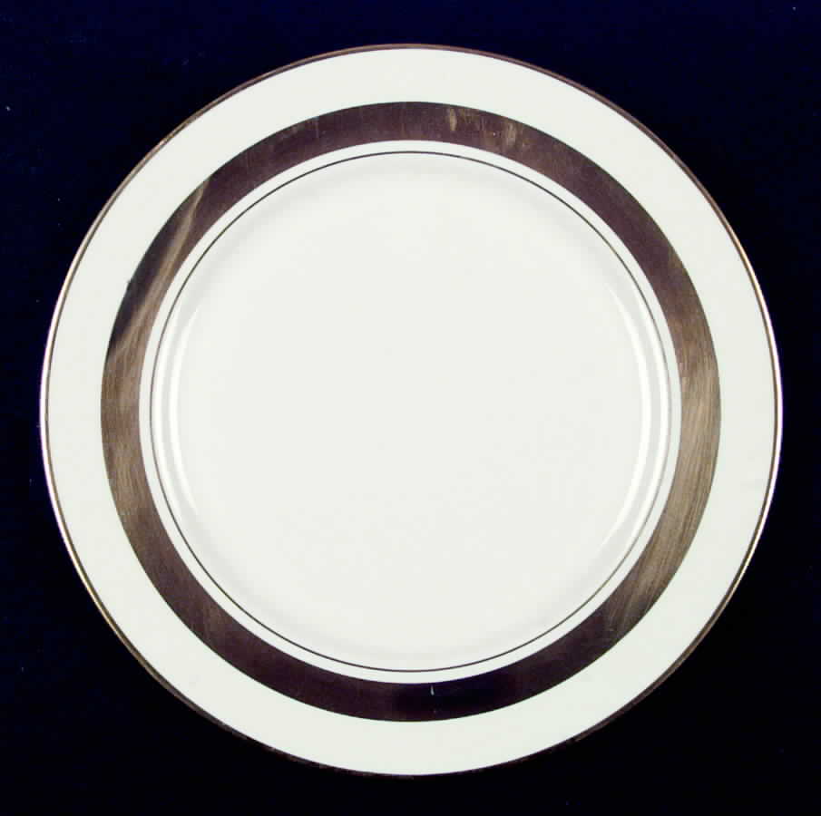Theme (Wide Gold, Rim & Coupe) Dinner Plate by Flintridge-1
