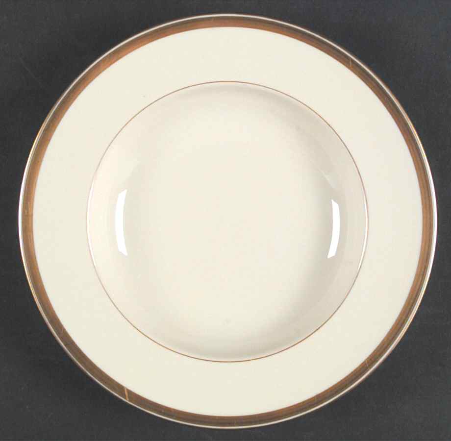 Gold Band (301 Redondo Rim) Rim Soup Bowl by Franciscan-1