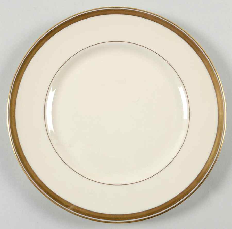 Gold Band (301 Redondo Rim) Salad Plate by Franciscan-1